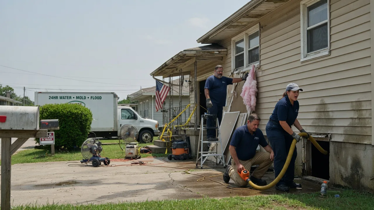 Water Damage Repair in Purmela, TX near me